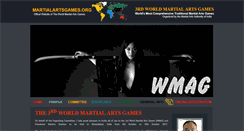 Desktop Screenshot of martialartsgames.org
